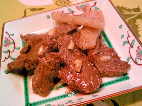猪肉のシンプル・ガーリック焼き